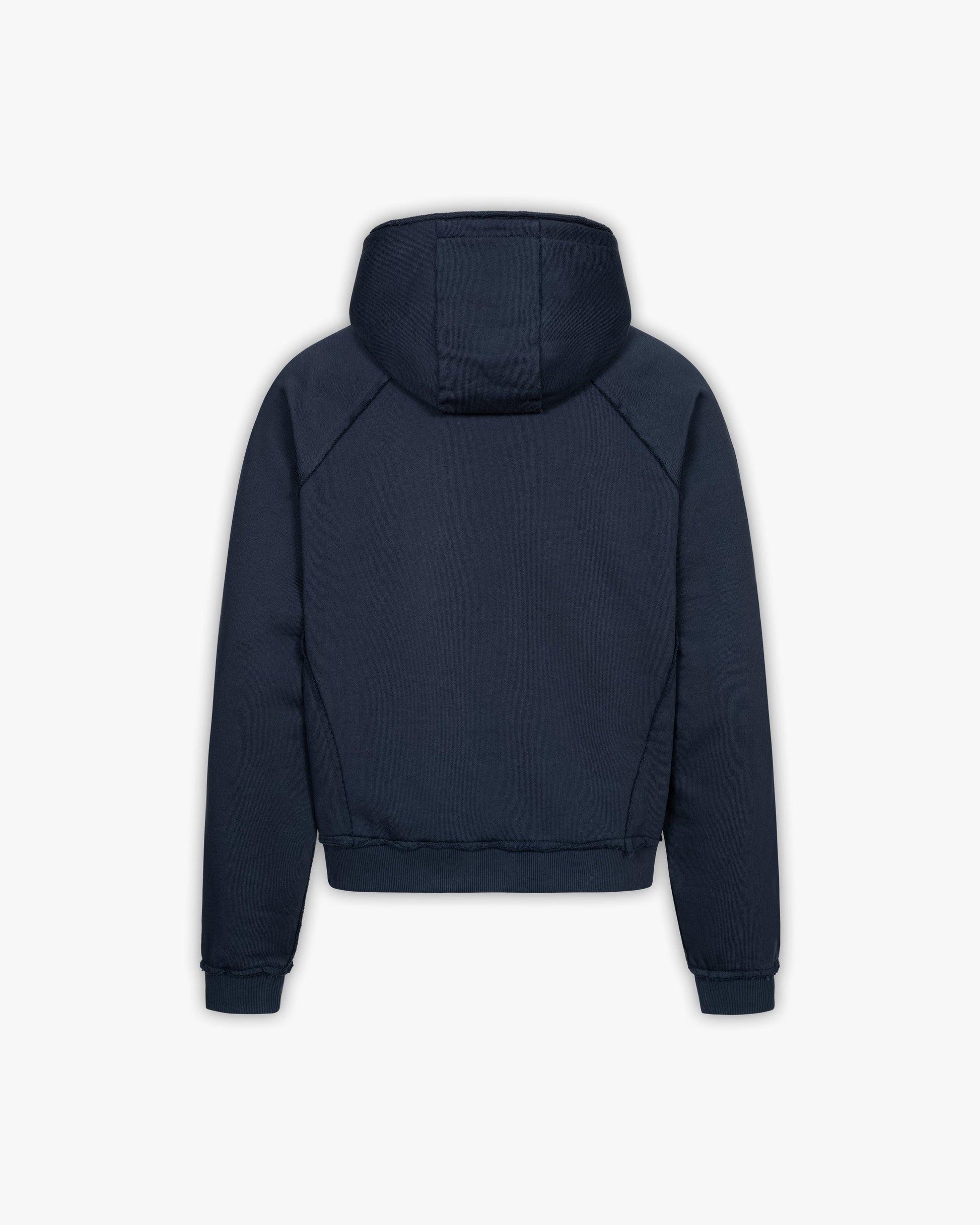 BINARY INSIDEOUT HOODIE NAVY BLUE - VICINITY