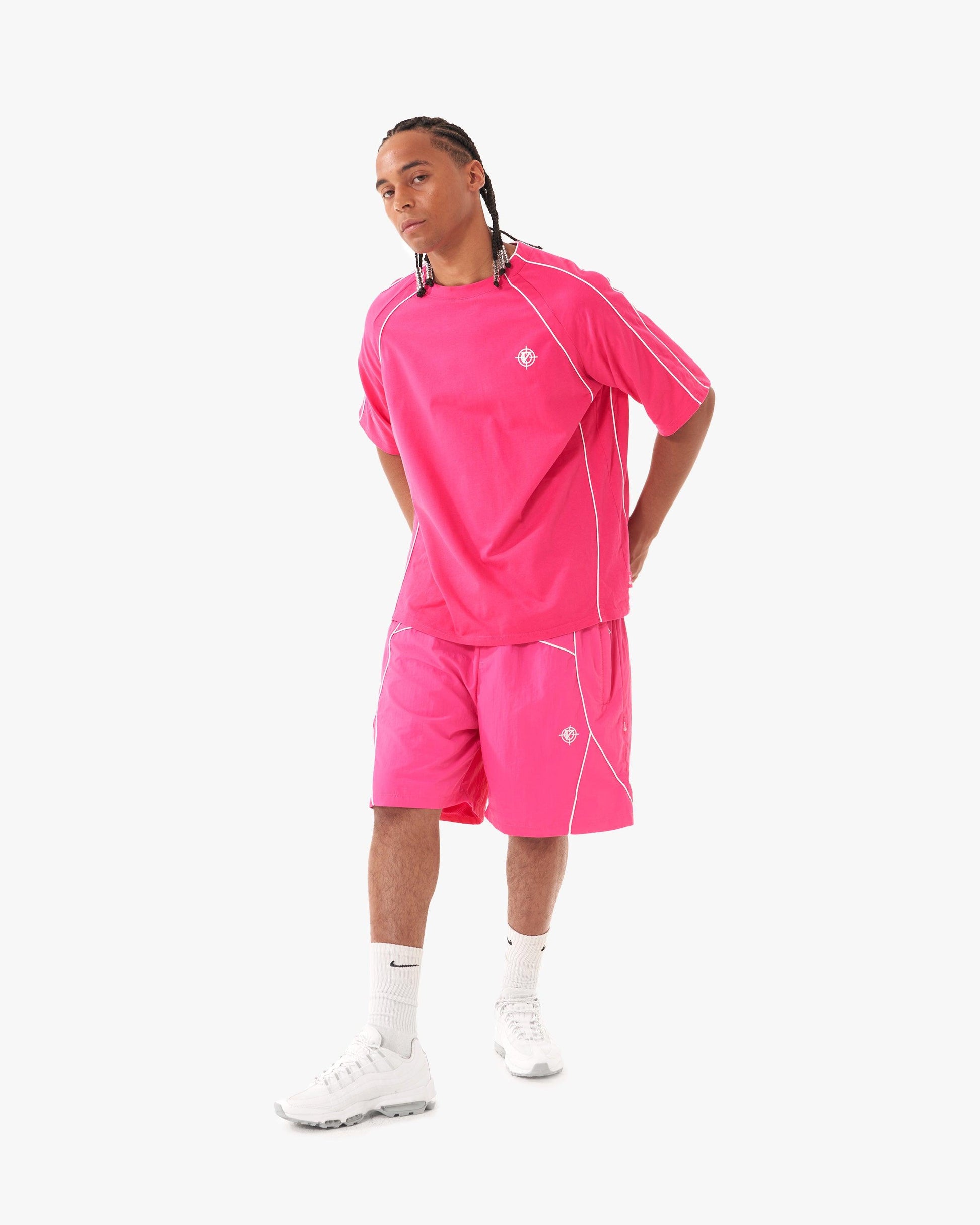 TRACK SHORTS PINK - VICINITY